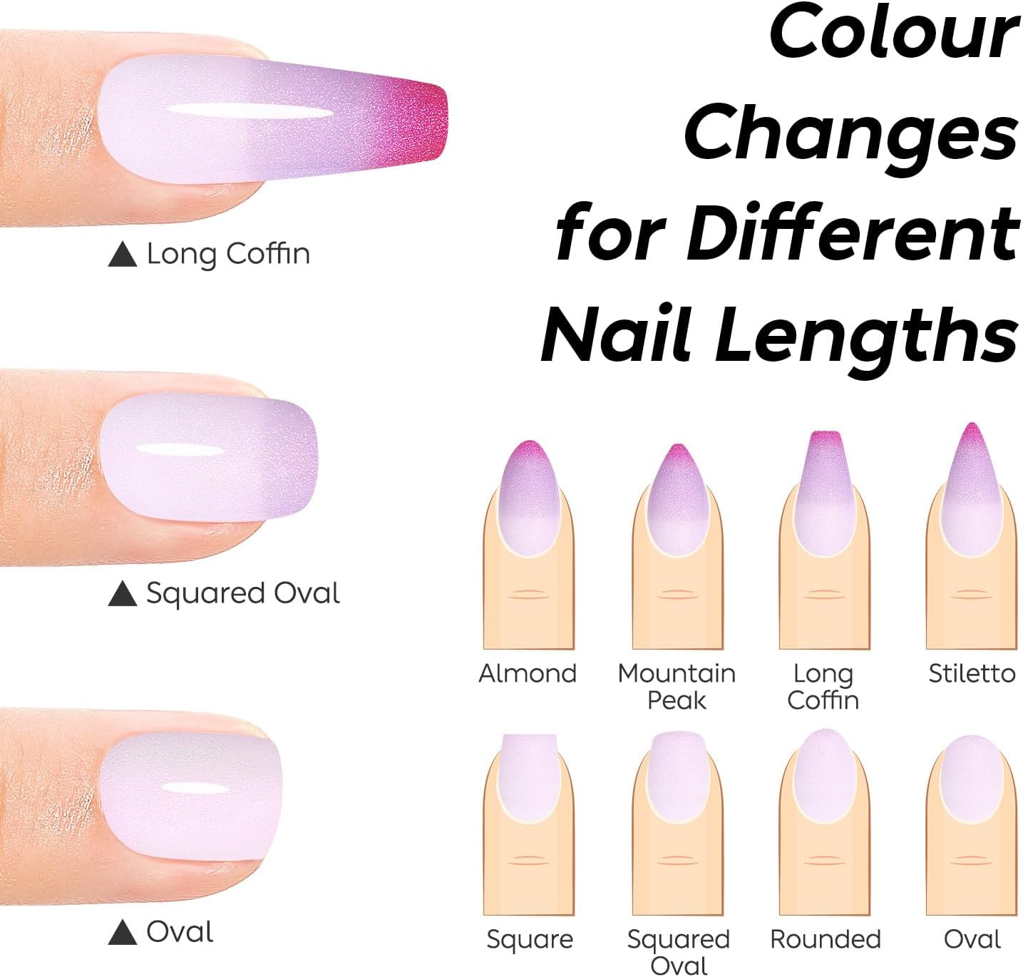 AIMEILI Soak off UV LED Temperature Colour Changing Chameleon Gel Nail Polish 10Ml 02 - Bsl002 image number 6