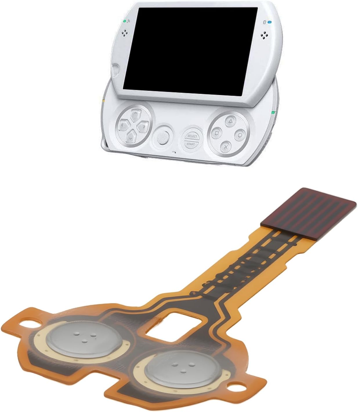 Emagtech Start Select Funtion Buttons Flex Ribbon Cable Compatible with PSP Go image number 3