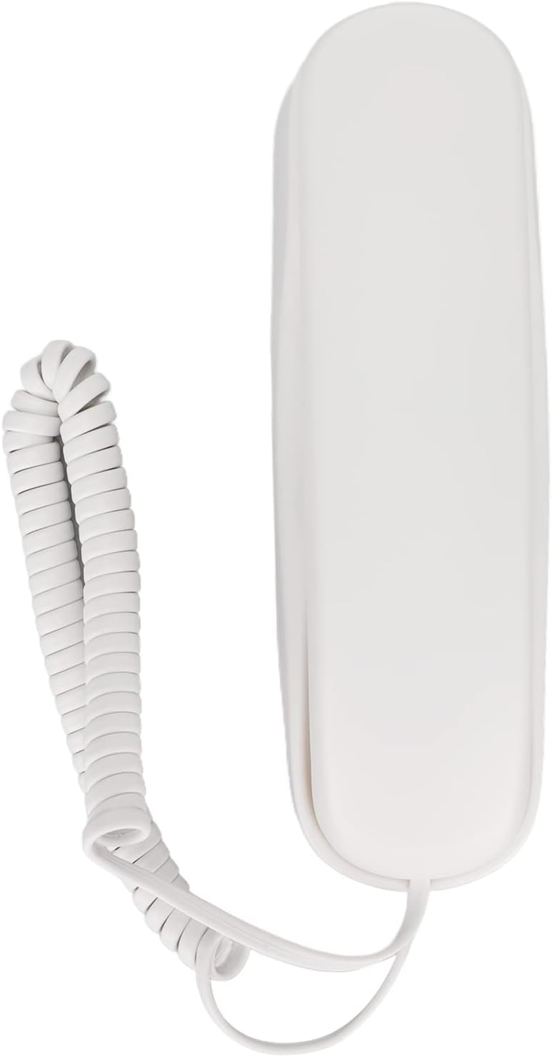 Wall Mounted Home Phone, Corded Telephone, FSK DTMF Dual System, Pausemute Function, Space Saving, Powered by Telephone Line, for Hoteloffice image number 6