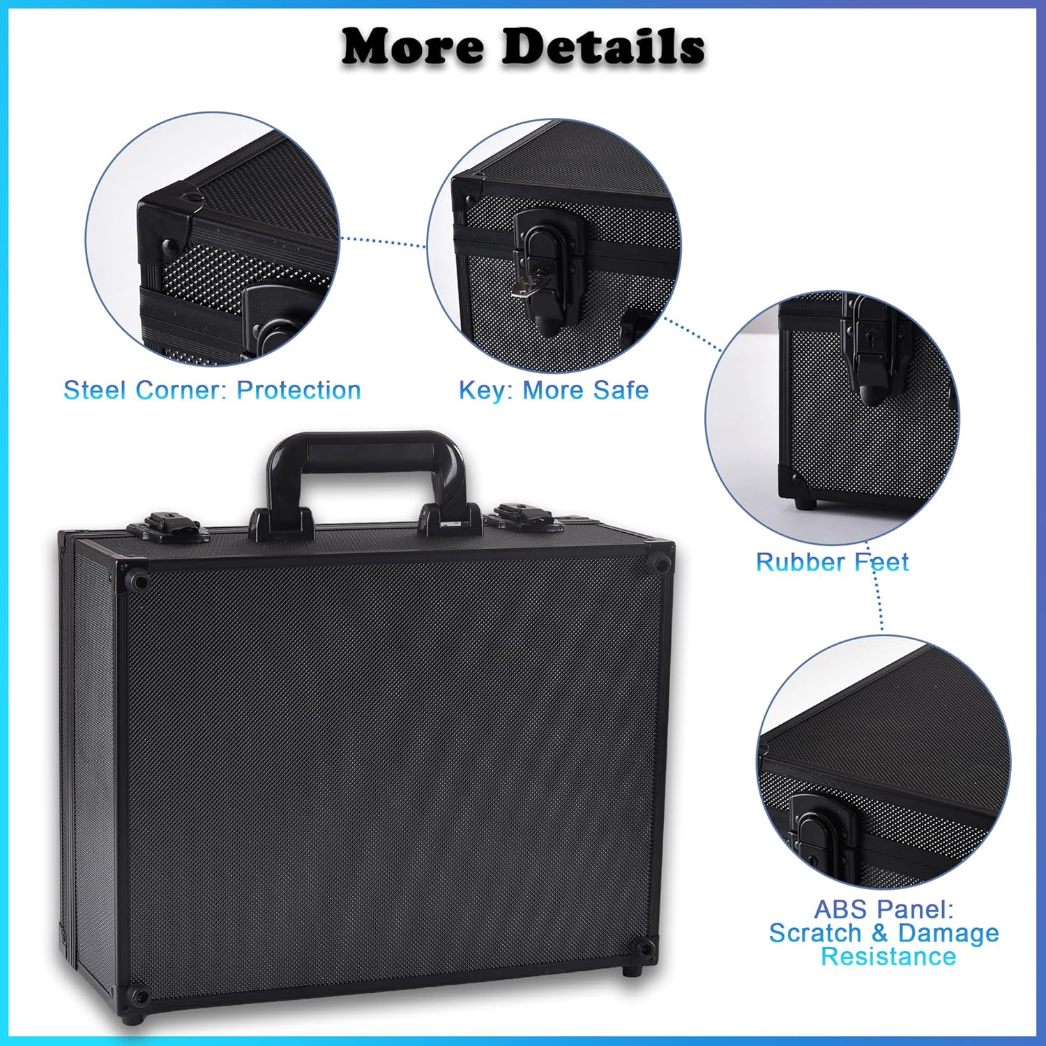 LIKHOPER Card Storage Box for Rigid Cards, Trading Card Hard Case Fits PSA BGS MTG FGS SGC, Sports Collector Storage Boxes image number 1