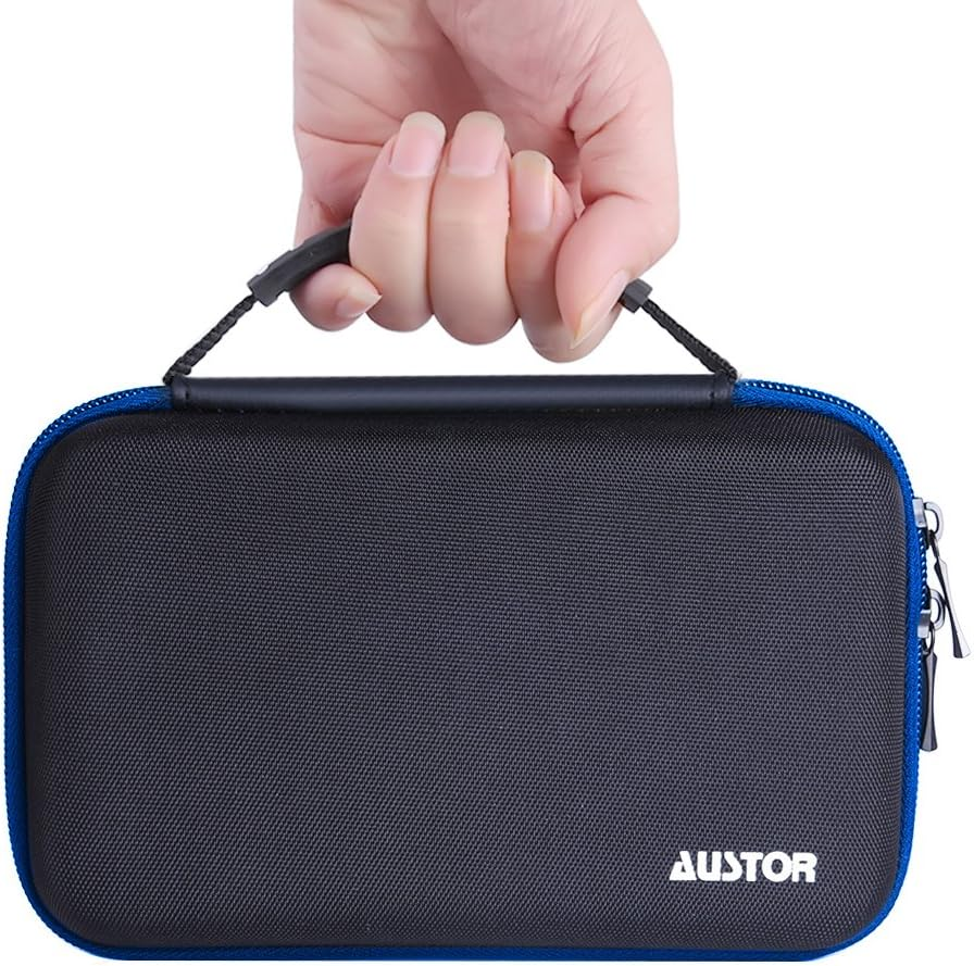 AUSTOR Case for Nintendo New 3DS Xl(Black+Blue) image number 3
