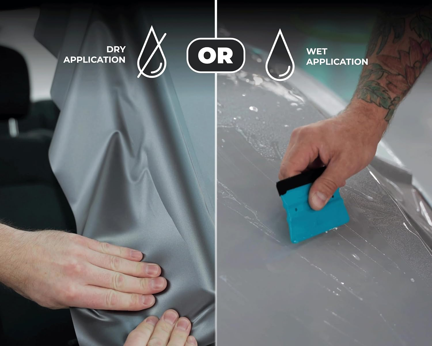 Colorfusion PPF by Vvivid, Gloss Black Dry Apply PPF Tape Roll 2" X 25Ft - Gloss Black image number 5