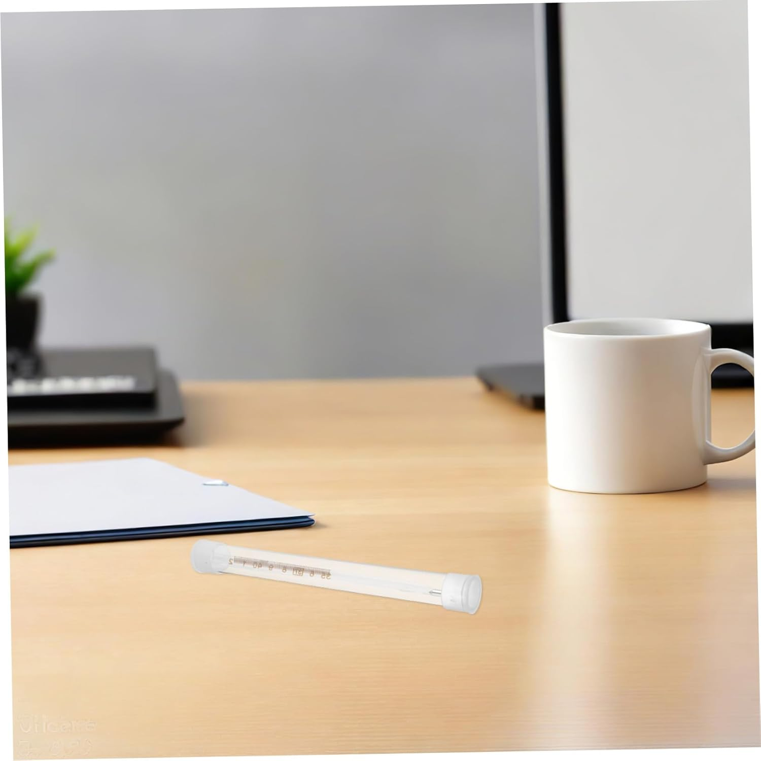 STOBAZA 10Pcs Thermometer Protective Case Plastic Tube Organizer for Thermometer Safe Storage and Easy Access at Home Hospital Travel image number 2