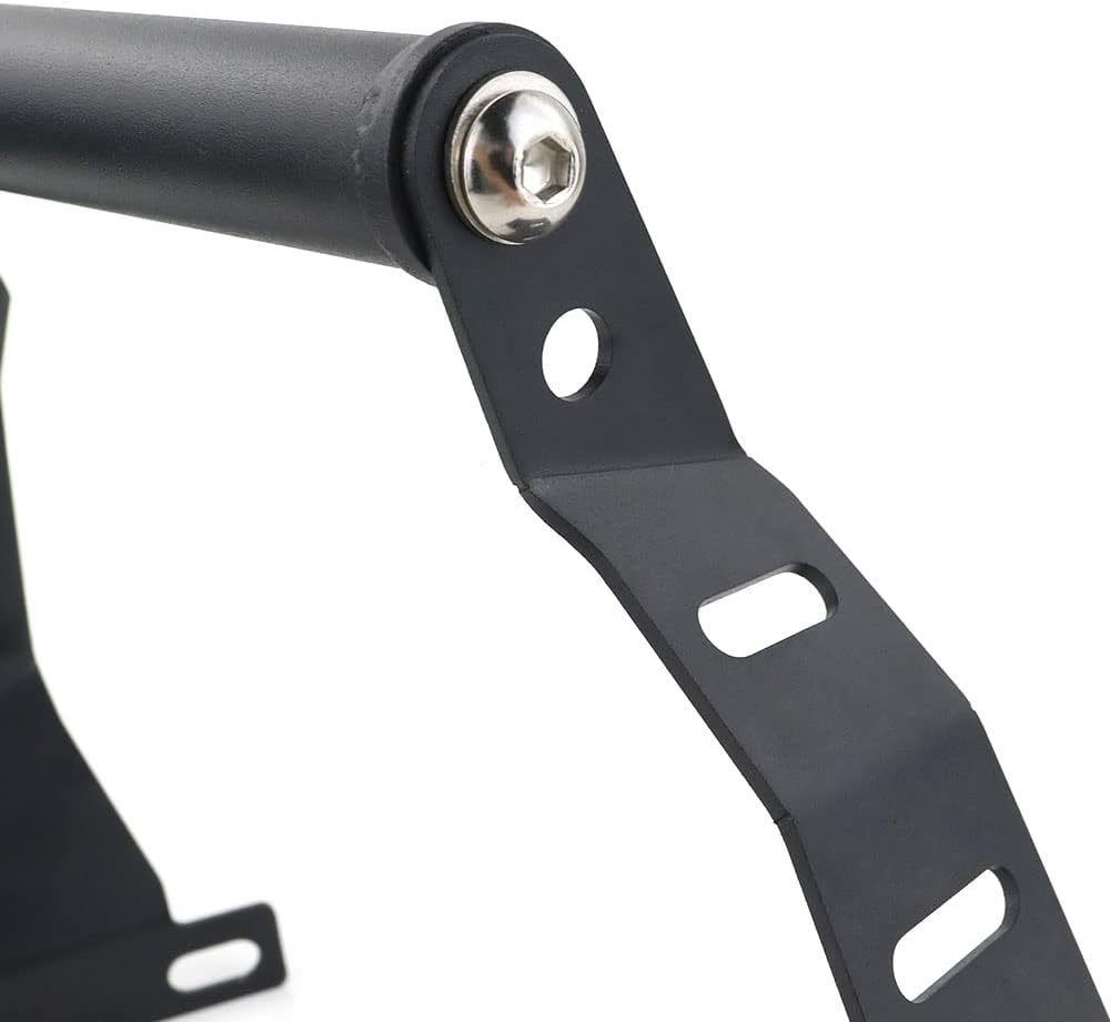 REARACE Motorcycle GPS Mount Bracket Compatible with Royal Enfield Himalayan BS6 2021-2023, Aluminium, Windshield Mount, 22Mm Bar Diameter, Smartphones & GPS Devices