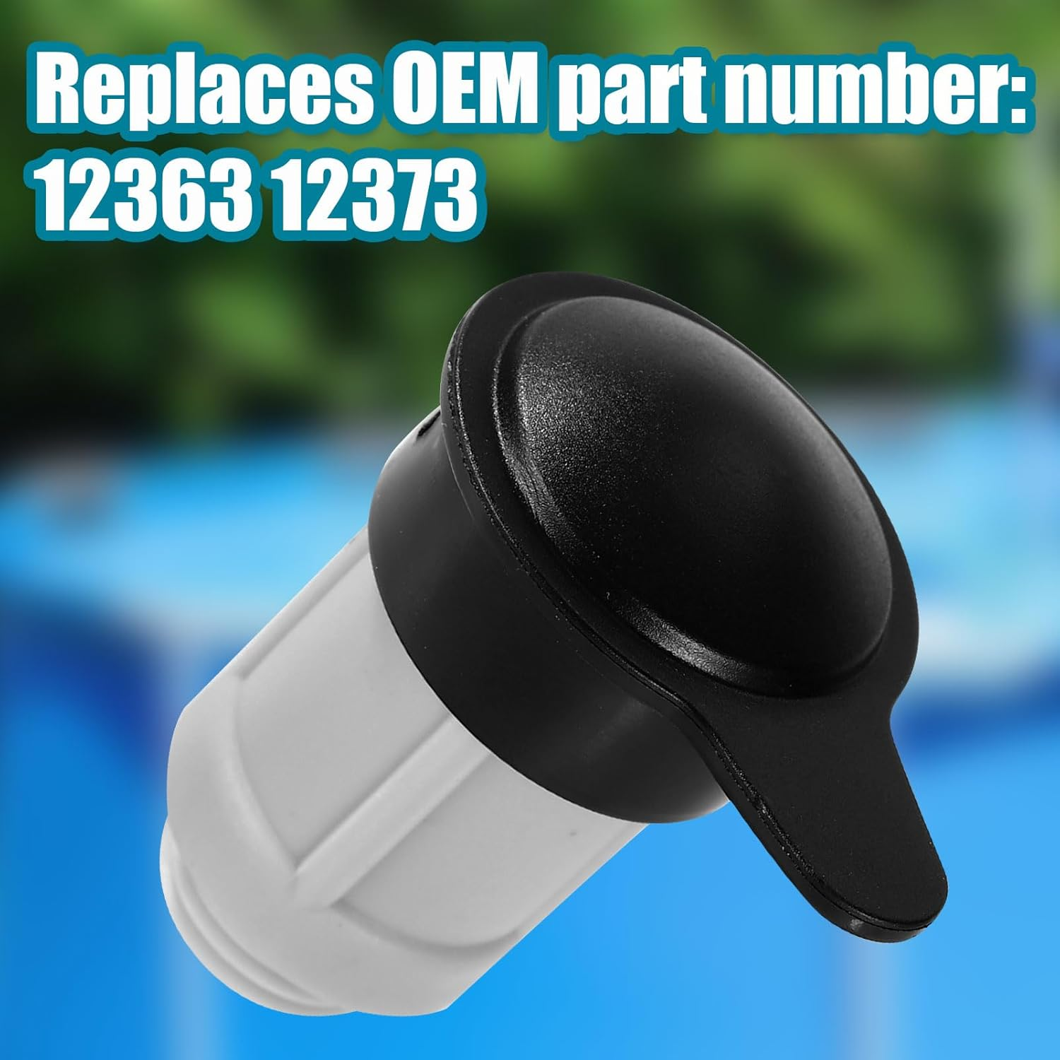 12363 12373 Air Jet Valve & Jet Valve Cap, Pool Air Induction Valves Replacement Parts for above Ground Swimming image number 5