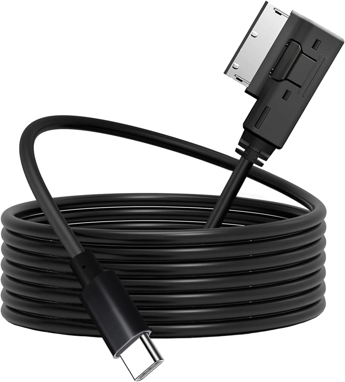 Hatuge USB C to AMI MMI Aux Cable for Apple Iphone 15 Compatible with Audi A3/A4/A5/A6/A7/A8/S4/S6/S8/Q5/Q7/R8/TT, USB-C to Car Aux Interface Dongle Compatible for VW CC Magotan (3.3FT) image number 1