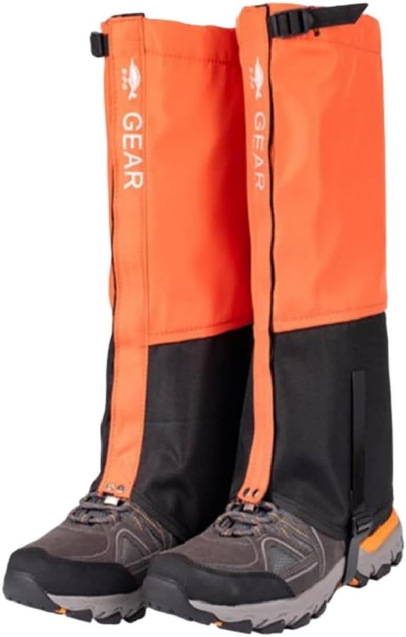 Sand-Proof Boot Gaiters, Leg Hiking Gaiters, Shoe Covers, Lightweight and Adjustable, Waterproof, Hiking, Walking, Hunting, Backpacking, Skiing, Mountaineering, for Men and Women
