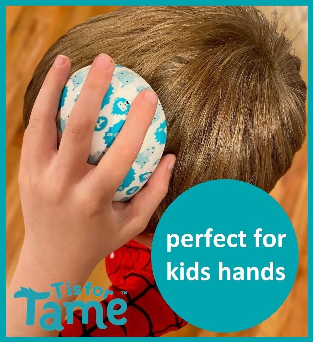 T Is for Tame &ndash; Detangling Brush for Toddlers & Kids, Mini Detangler Brush Tames Knots W/Out Tears or Tantrums, Perfect Size & Shape for Kids Hands, Developed by Mom of Twins (1 Single Brush)