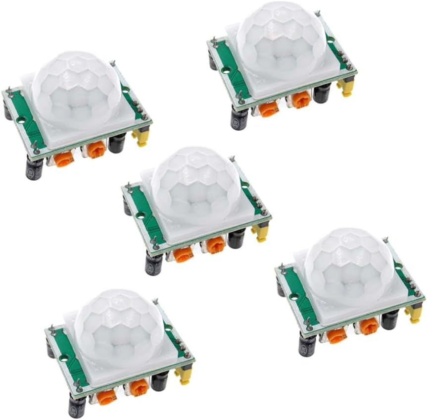 5PCS HCSR501 HC-SR501 PIR Infrared Sensor Adjust IR Pyroelectric Infrared Motion Sensor Detector Module Body Motion Module image number 3