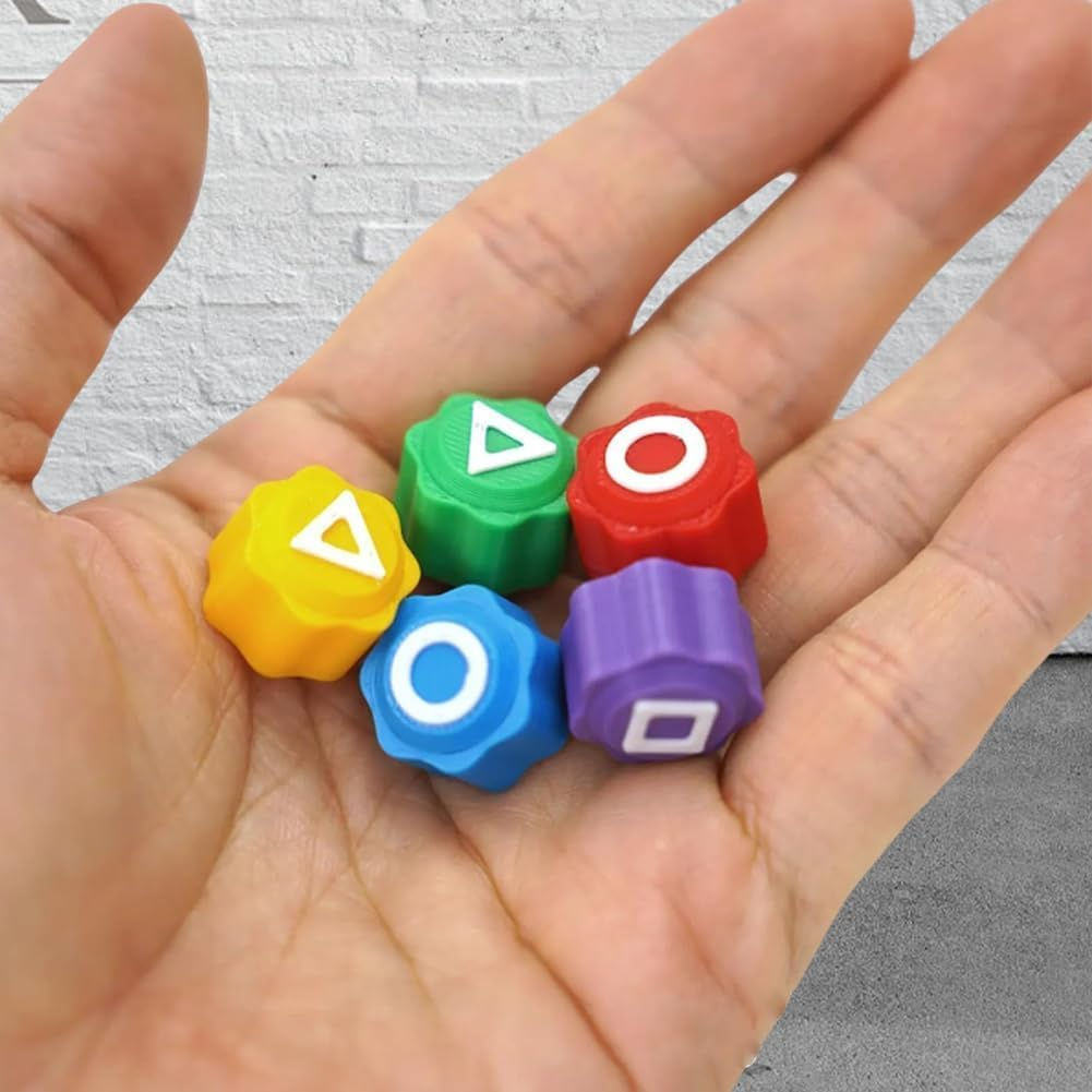 Korean Traditional Gong Gi Game Play, Gonggi Jack Stone Pebbles Set, Game, Hand Eye Coordination Training Toy Gonggi Set for Party Games image number 4