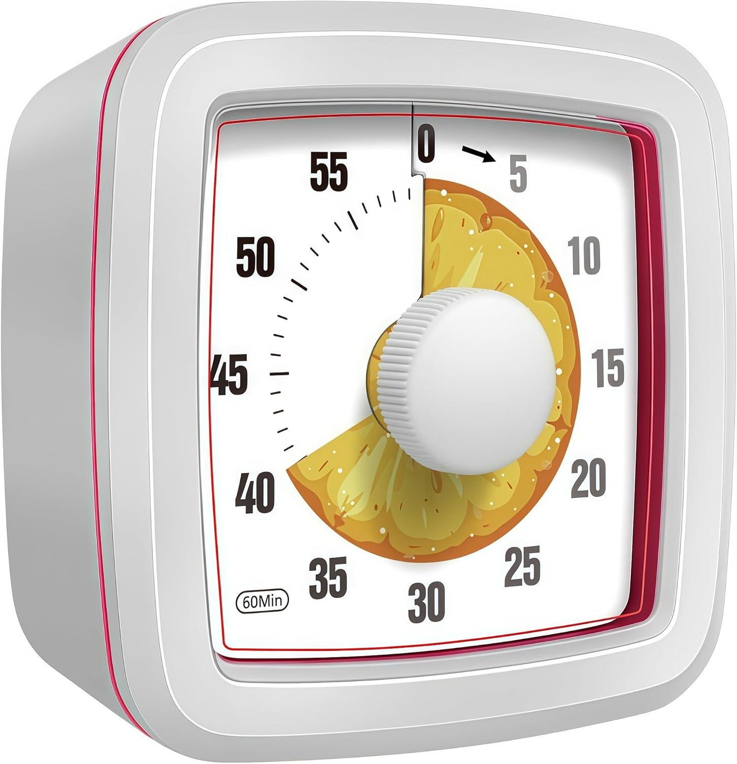 Kids Visual Timer for Kitchen,Classroom,Cooking,Learning,Bedroom,Office, 60-Minute Countdown Pomodoro Timer for Kids with Autism ADHD (Watermelon Style)