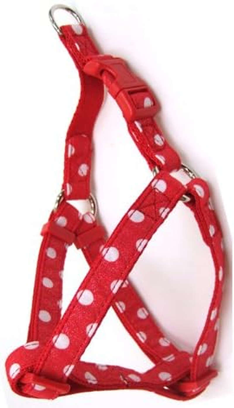 ONS Dot Harness #10 Red (Cat, Ultra-Small Dog) image number 1