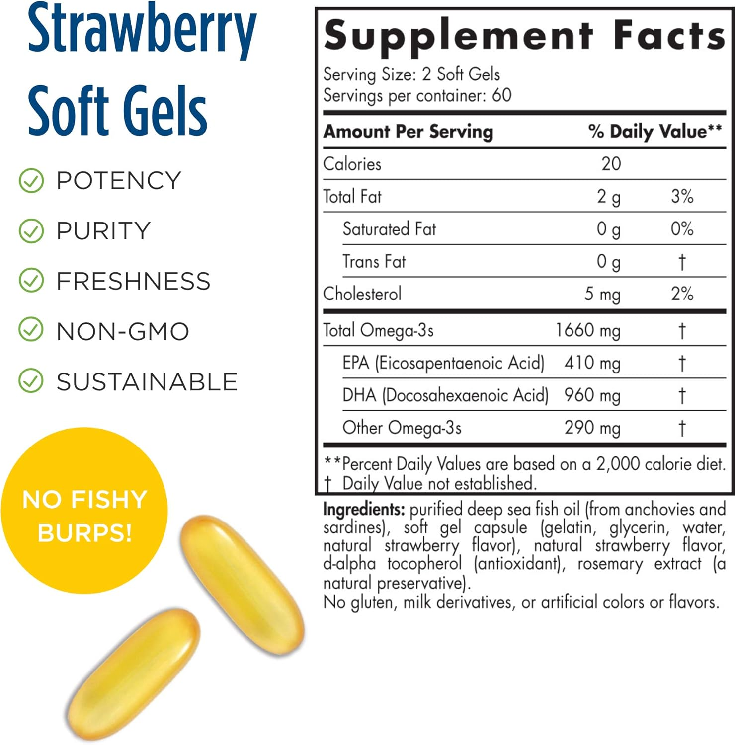Nordic Naturals Pro DHA 1000, Strawberry, 120 Count image number 4