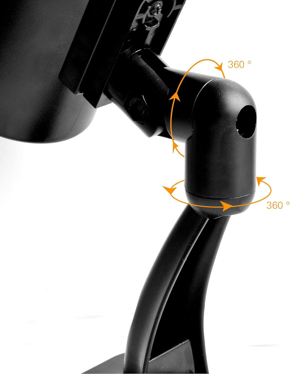 Dummy Fake Security Camera, Simulated Surveillance Security CCTV Dome Camera with Red Flashing Lights and Warning Sticker, Fake CCTV Surveillance System for Indoor Outdoor image number 2