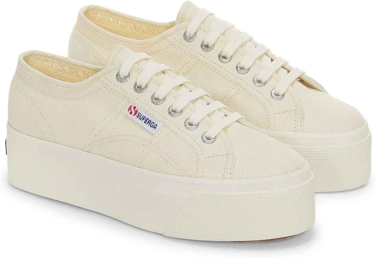 Superga Women'S 2790 Platform Trainers, Beige image number 2