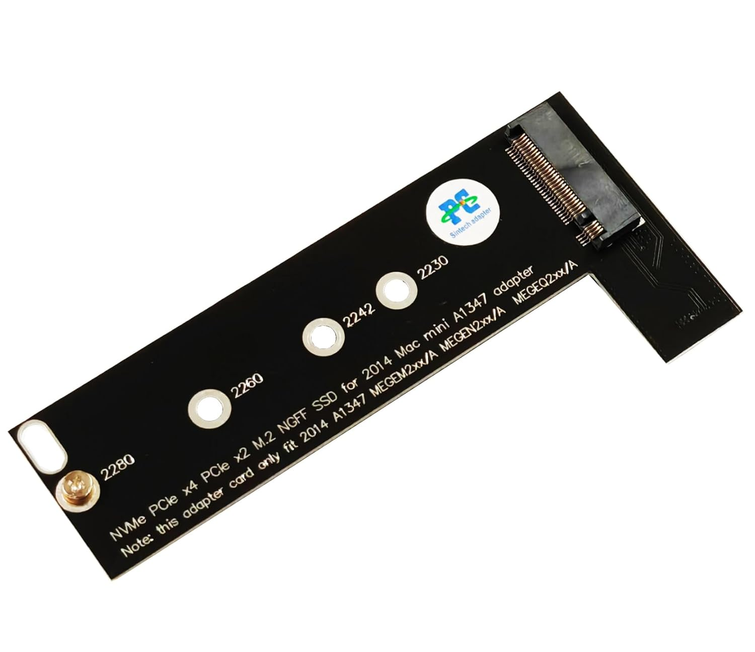 Sintech M.2 NGFF Nvme SSD Card for Upgrade Mac Mini Late 2014 Year A1347 MEG Series