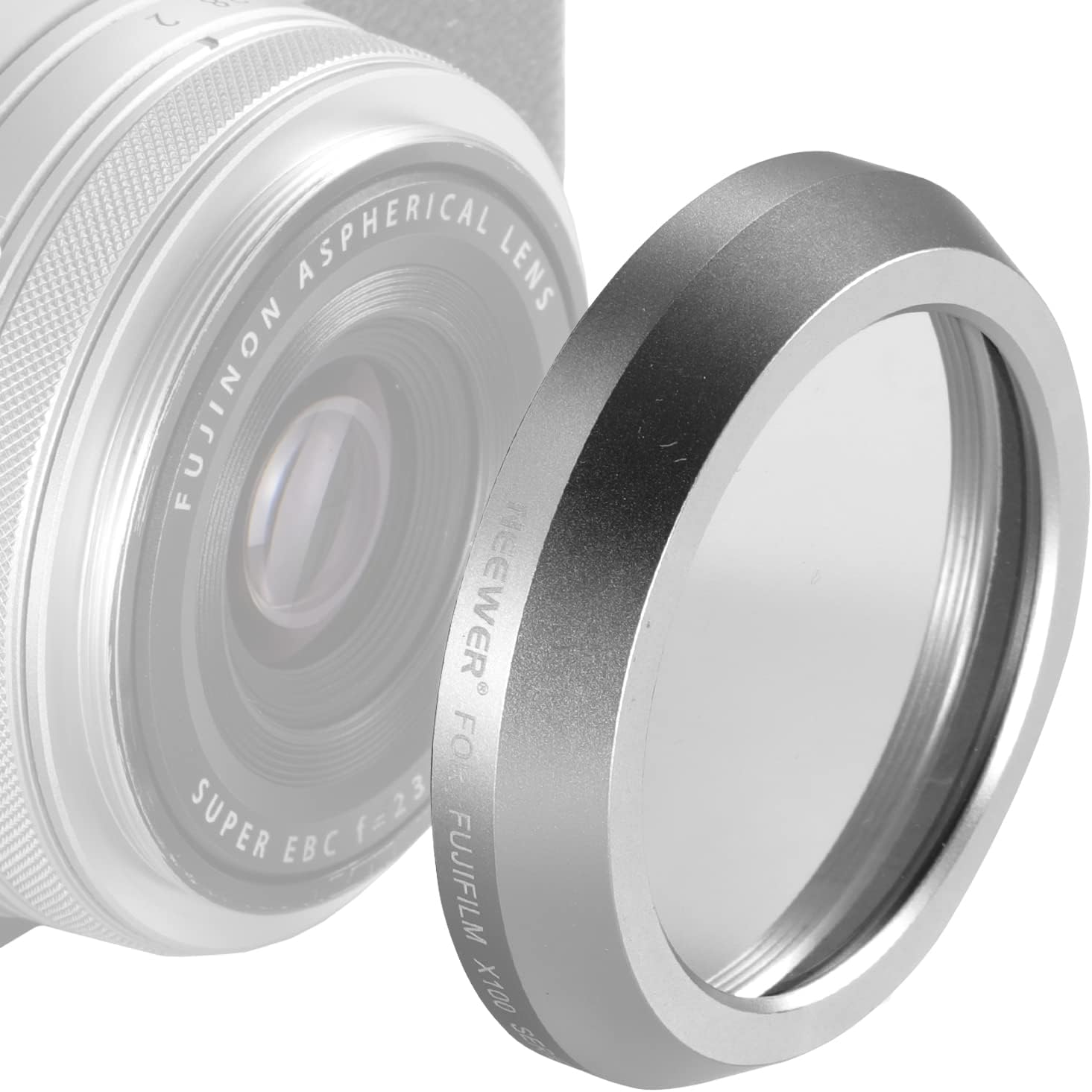 NEEWER UV Protection Filter for X100 Series Cameras, Multi Coated HD Optical Glass Build Lens Filter Accessory Compatible with Fujifilm X100 X100S X100F X100T X100V X100VI Camera (Black Frame)