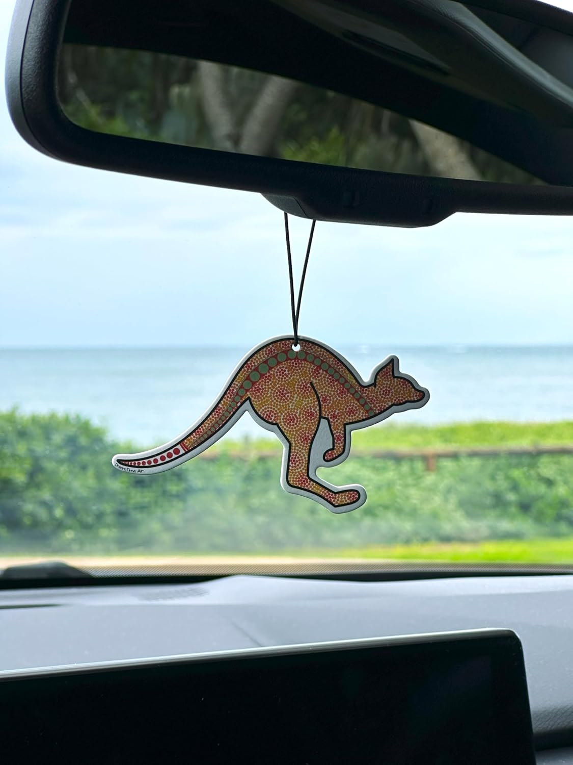 Dreamtime Air Kangaroo Car Air Fresheners &ndash; Citrus Scent, Pack of 3 | Cute Hanging Design for Car, Office or Home | Long-Lasting Essential Oil Fragrance
