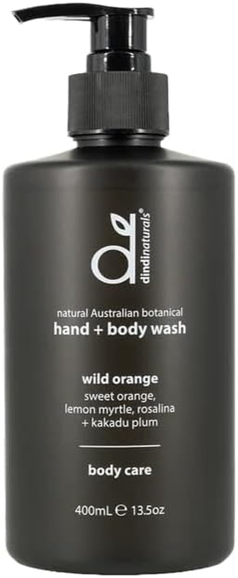 Dindi Naturals Wild Orange Botanical Hand & Body Wash 400Ml | Uplifting Citrus Scent | Natural, Palm Oil Free, Vegan Cleanser with Australian Extracts image number 4