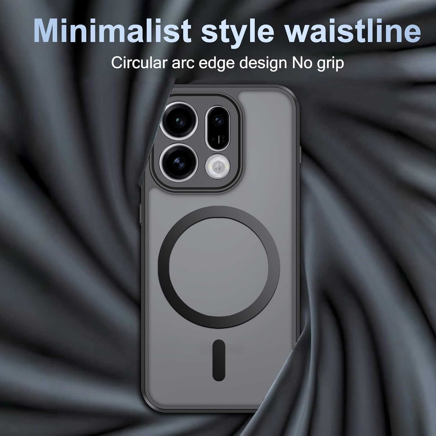 Effcotuo Magnetic Case for Oppo Find X9 Case with Screen Protector for Tempered Glass Screen Protector with Magsafe Acrylic Protective Case Full Magnet Matte Mobile Phone Case - Honor Magic 8 Lite image number 6