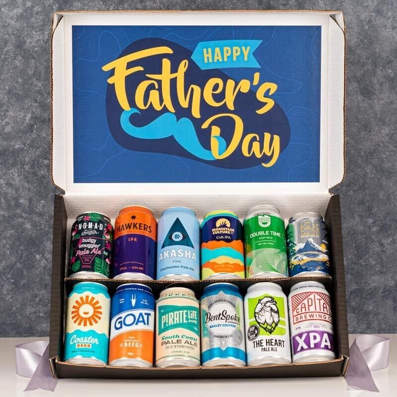 Father&rsquo;S Day Craft Beer Box - 12 Craft Beers Pack from Australia&rsquo;S Best - Specially Designed Appreciation Hamper for Father&rsquo;S Day - PALE ALE, IPA, XPA