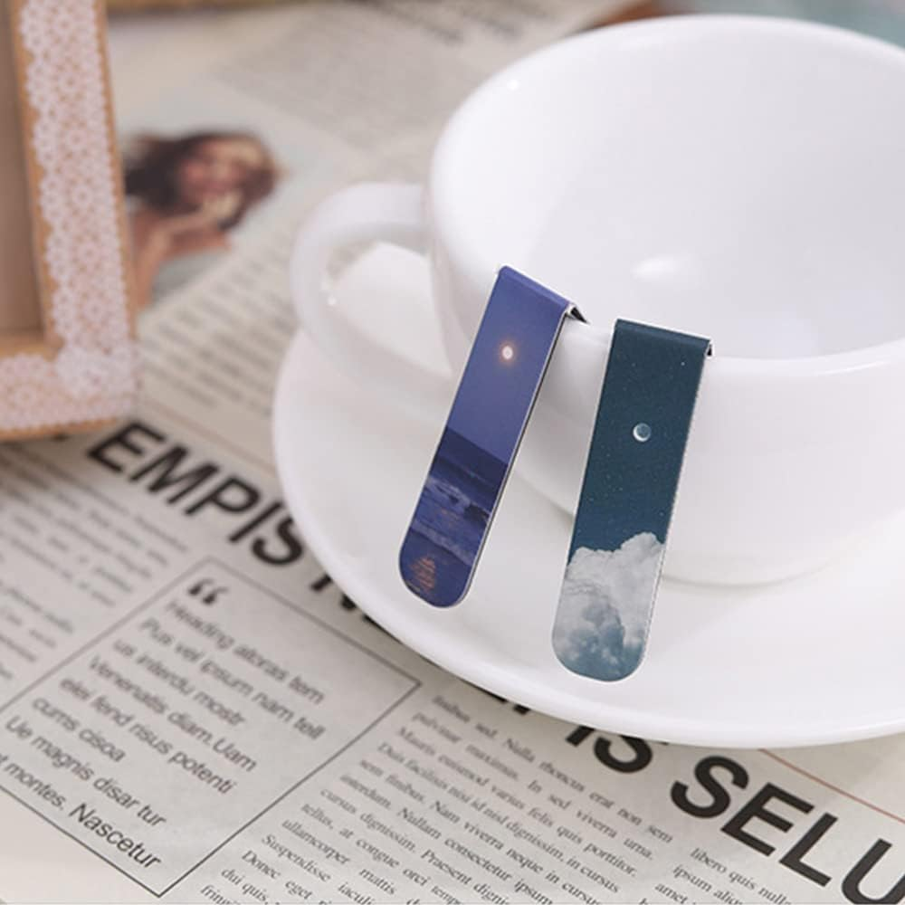 Heatunk Colorful Magnetic Bookmarks - 12 Pieces: Fun and Functional Page Markers for Students and Teachers image number 3