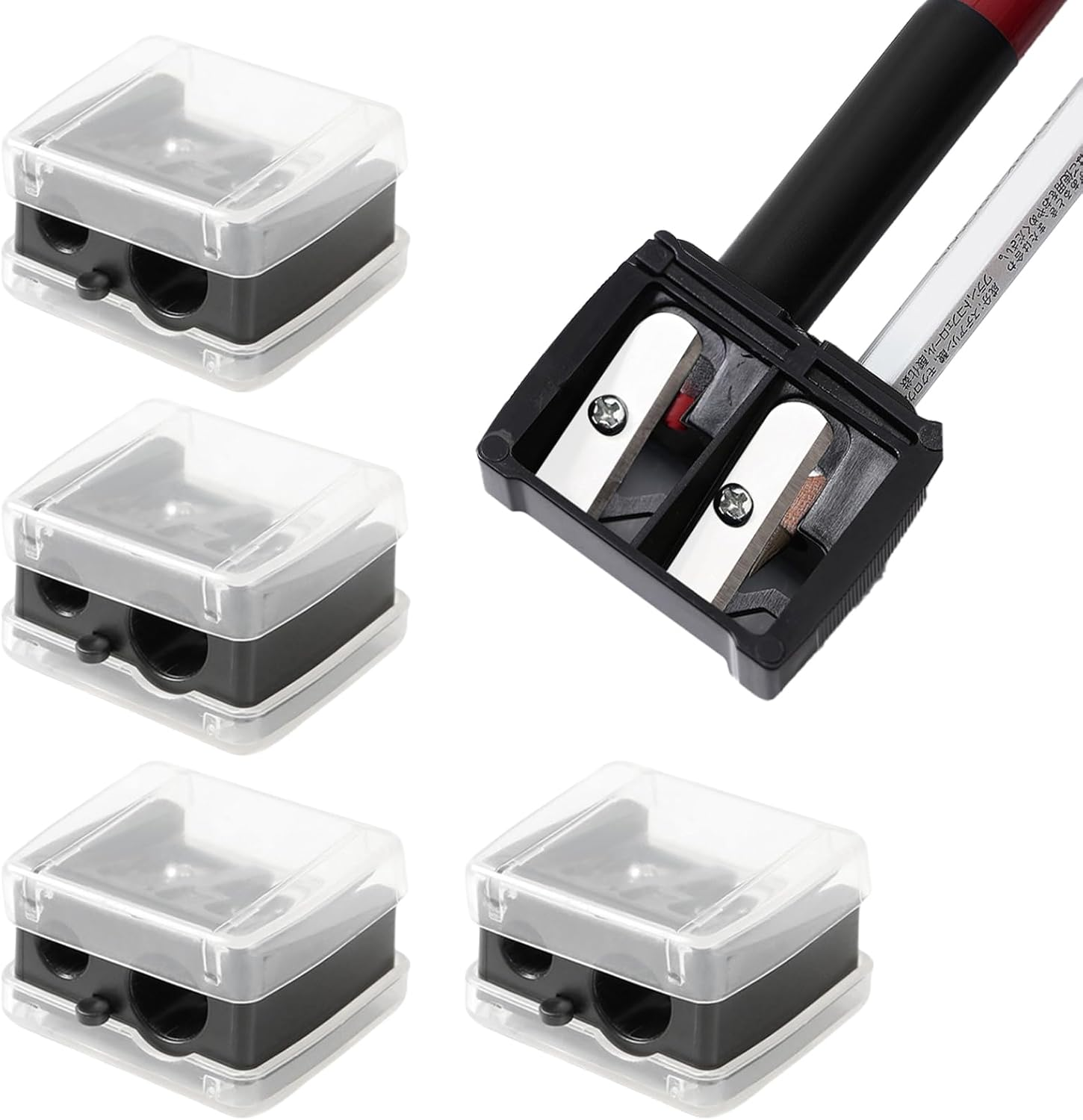 2 X Makeup Sharpener/Cosmetic Sharpener (Black 4)