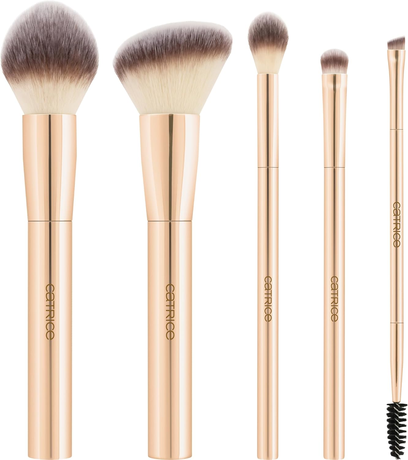 Catrice Pro Essential Brush Set, Multicoloured, Instant Result, Vegan, Nanoparticle Free, Pack of 1 (5 Pieces) image number 4