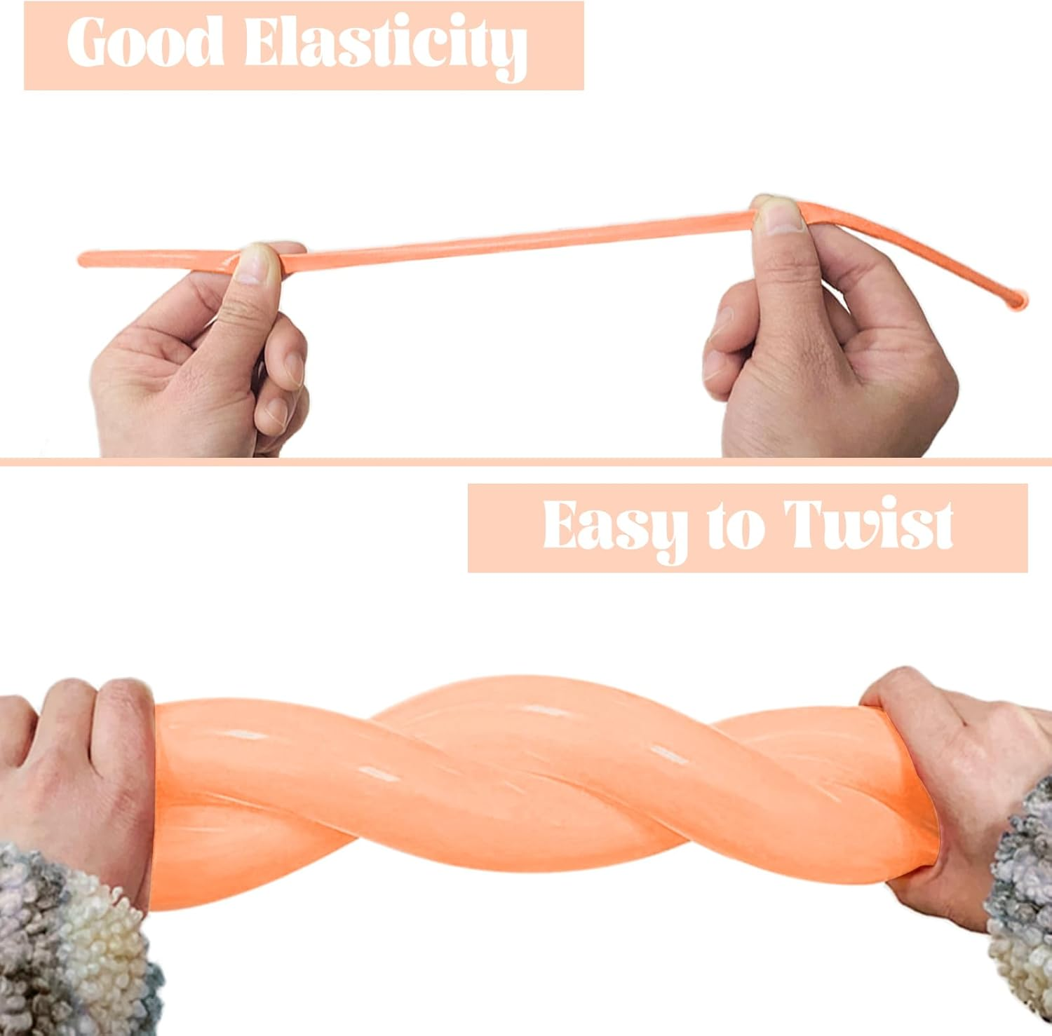 260 Long Balloons 100 Pack Pastel Orange Twisting Animal Balloons Thickening Latex Modeling Long Magic Balloons for Animal Model Weddings Birthdays Festival Party Decorations image number 2