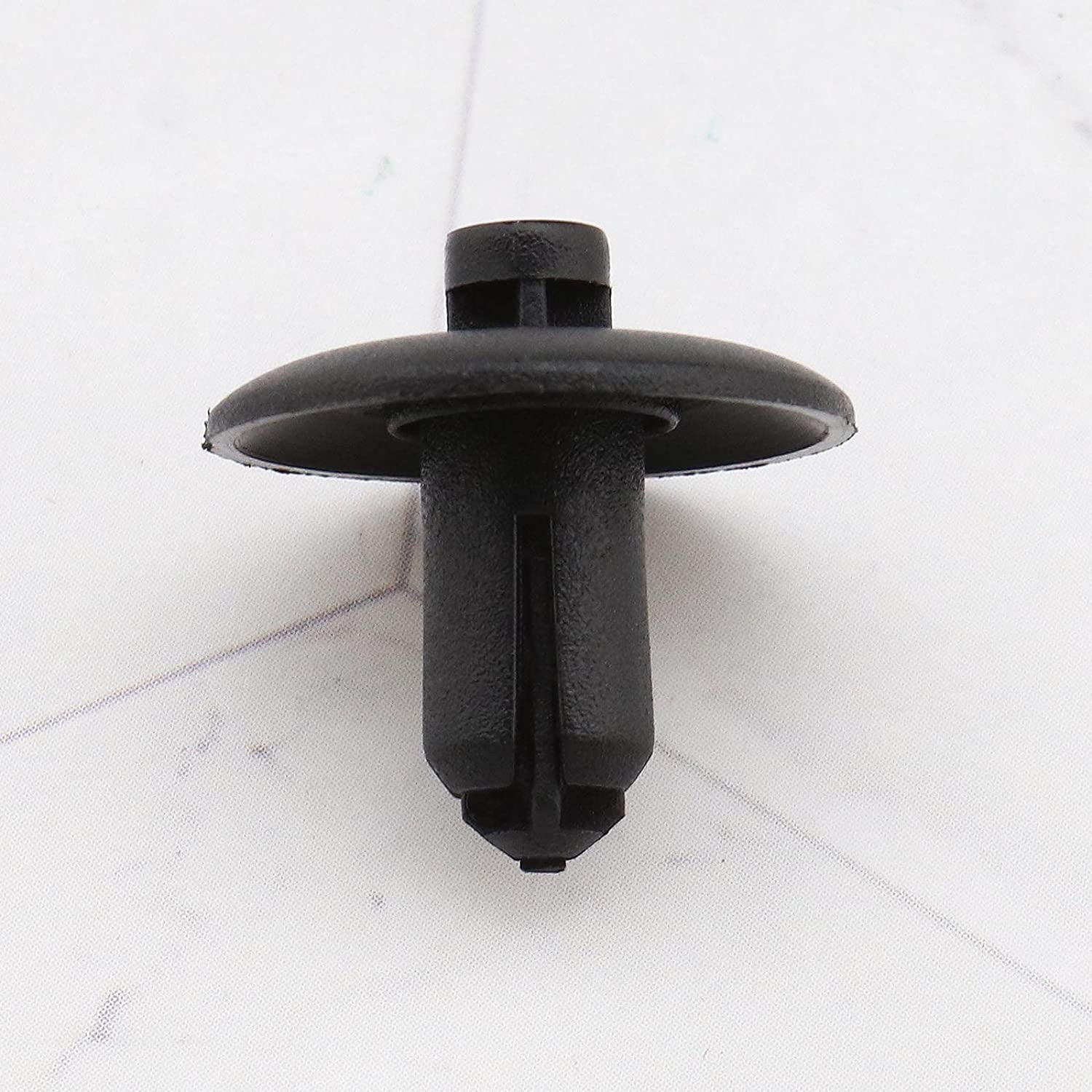 Emsea 30Pcs Wheel Arch Inner Lining Clips Car Bumper Retainers Trim Body Panel Clips 4D0807300 Plastic Compatible with Q3/Q5/Q7/A2/A4/A5/A8/S8/TT Black image number 2