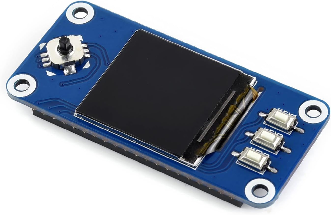 Waveshare 1.3Inch IPS LCD 240X240 Pixels Display HAT Compatible with Raspberry Pi Series Motherboards,Three Buttons on Board, Simple and Practical,Provide Supporting Materials and Manuals image number 2