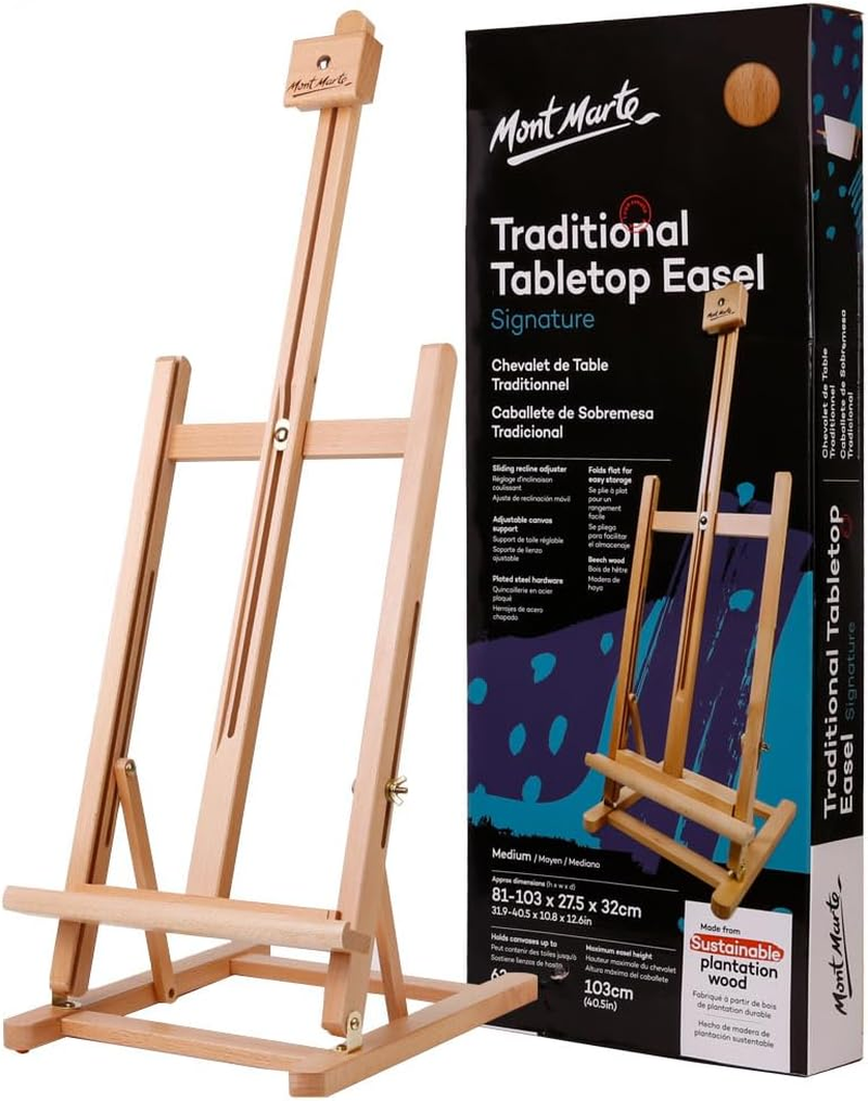 Mont Marte Traditional Desk Easel, Medium image number 3
