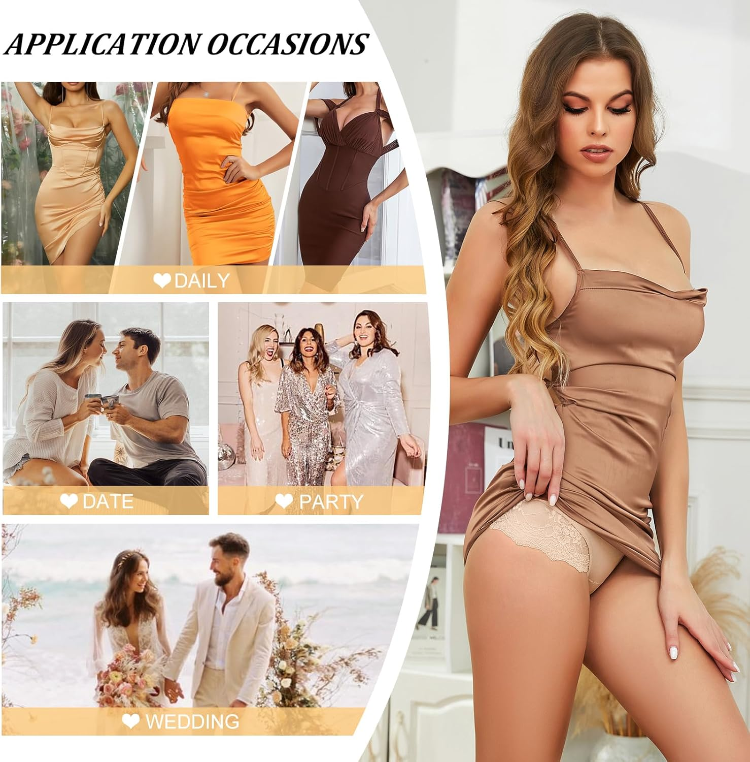 SURE YOU like Shapewear for Women Tummy Control Thong High Waisted Underwear Sexy Lace Body Shaper Seamless Panties image number 1