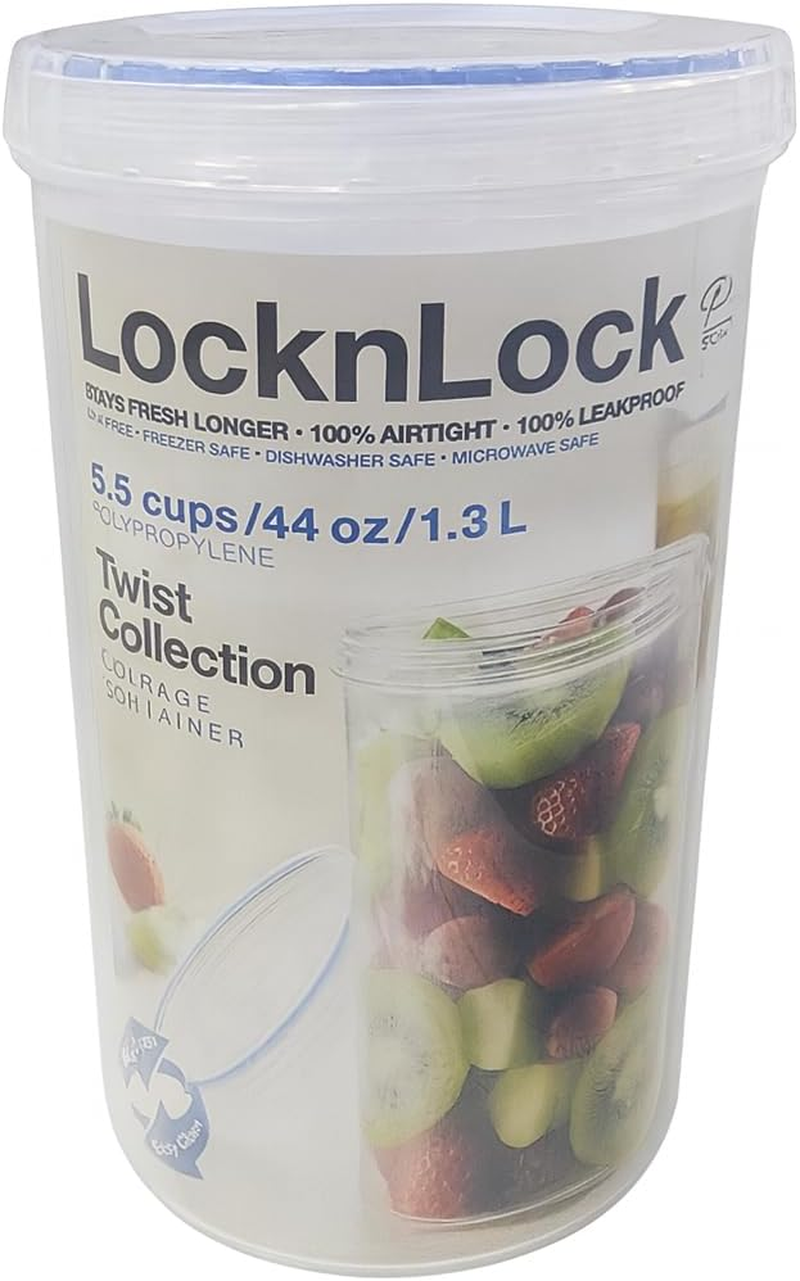 Lock & Lock round Storage Container - Clear, 760 Ml image number 1