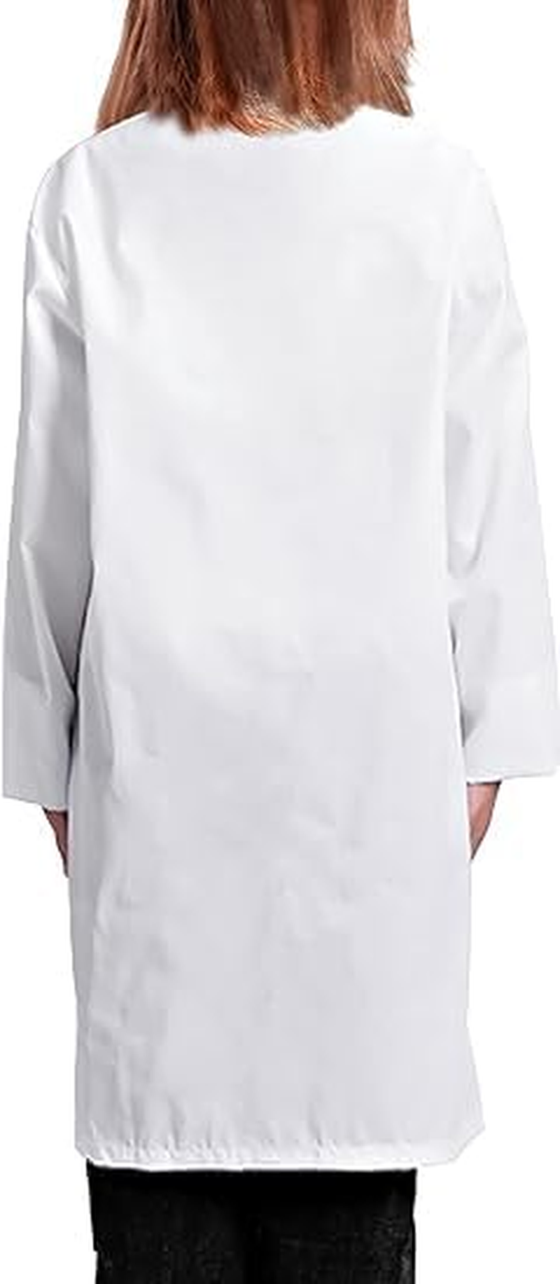 Women'S Doctor Lab Coat - Long Sleeve, Women'S and Men'S Doctor'S White Lab Coat Costume - 3/4 Length Lightweight Lab Coat, Halloween Doctor and Doctor Lab Costume Suitable for 155-170 Cm Ladies image number 5