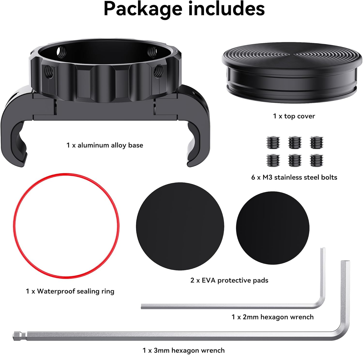 DLENP Bike Mount for Airtag, Airtag Bike Holder Hidden on Saddle Anti-Theft GPS Tracker Accessory Compatible with Mountain Bikes, Road Bikes image number 4