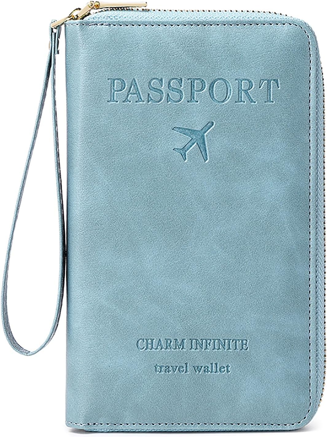 Toctax Passport Case, Passport Case, Travel Documents Folder, Passport Bag Leather, Passport Holder for Men and Women, ID Case, Credit Card Cases