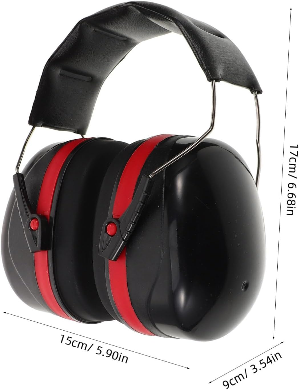 Parliky Drummer Headphone Over-Ear Stereo Headset with Sound Insulation for Loud Environments Construction Site Factory Use Abs and Sponge Materials image number 5