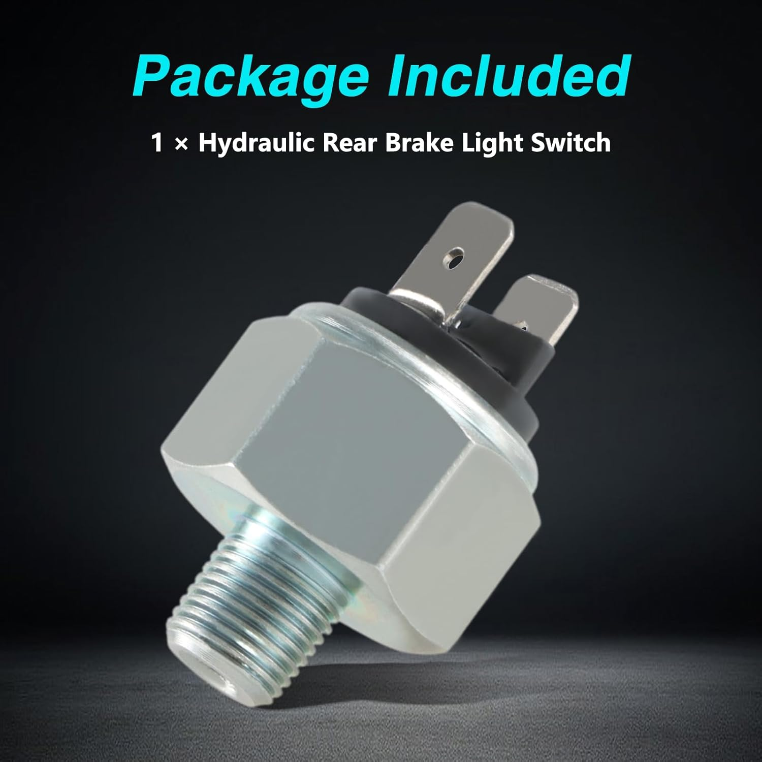 KPALAG Hydraulic Rear Brake Light Switch Compatible with Softail, Heritage, Sportster, Fat Bob, Low Rider, Electra Glide Replace#: DS-272191 image number 3