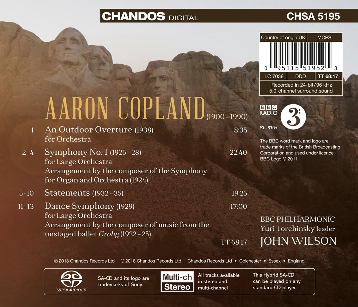 Copland: Orchestral Works - Symphonies