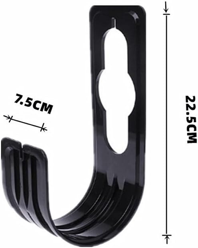 1 Pcs Garden Hose Hanger, Garden Hoses Hooks, Home Hooks, Carrier Yard Water Pipe Hanger, Gardening Supplies, for Hose Ree Irrigation Water Pipes Organizer Wall Mounted Extension Cords Storage - Green image number 3