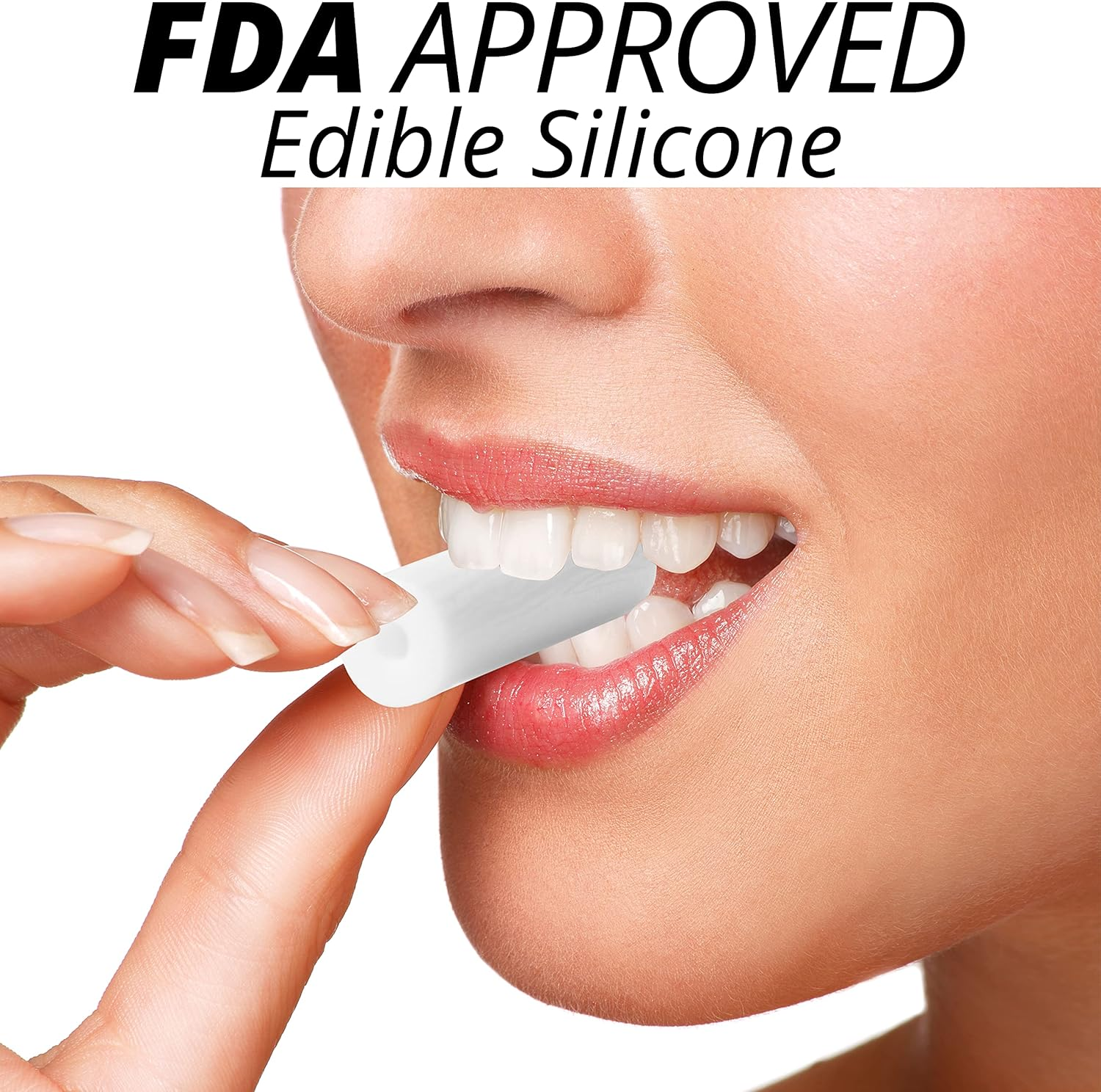 IXO Aligner Seater Chewies for Invisalign Aligners, Unscented, Bulk Pack in Resealable Bag (10 Pcs) (White) image number 4