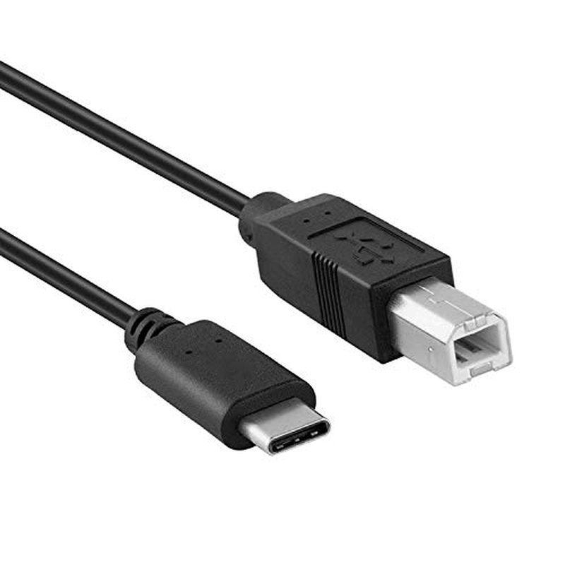 TYPE C USB C to Printer Cable USB 2.0 to USB TYPE B Cable,Android Phone Pc to Printer Cable Printer,Scanner,Electronic Midi Piano,Electronic Drum,Digital Piano (For Smart Phone Laptop Tablet Need Support OTG ) and External Hard Drive Disk image number 1
