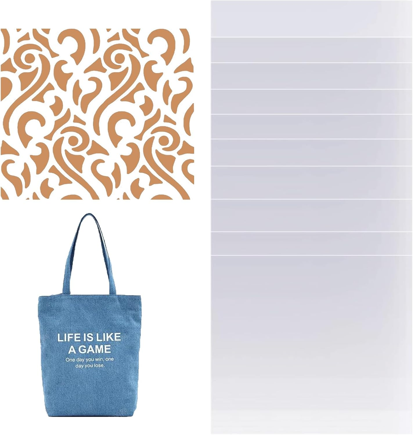 20PCS Transparency Blank Template Material,Clear Mylar Stencil Sheets,Acetate Sheets for Crafts,Stencil Paper，Translucent Plastic Sheets for Crafts,Blank Paintstencils,Template Plastic,Mylar Sheet image number 3