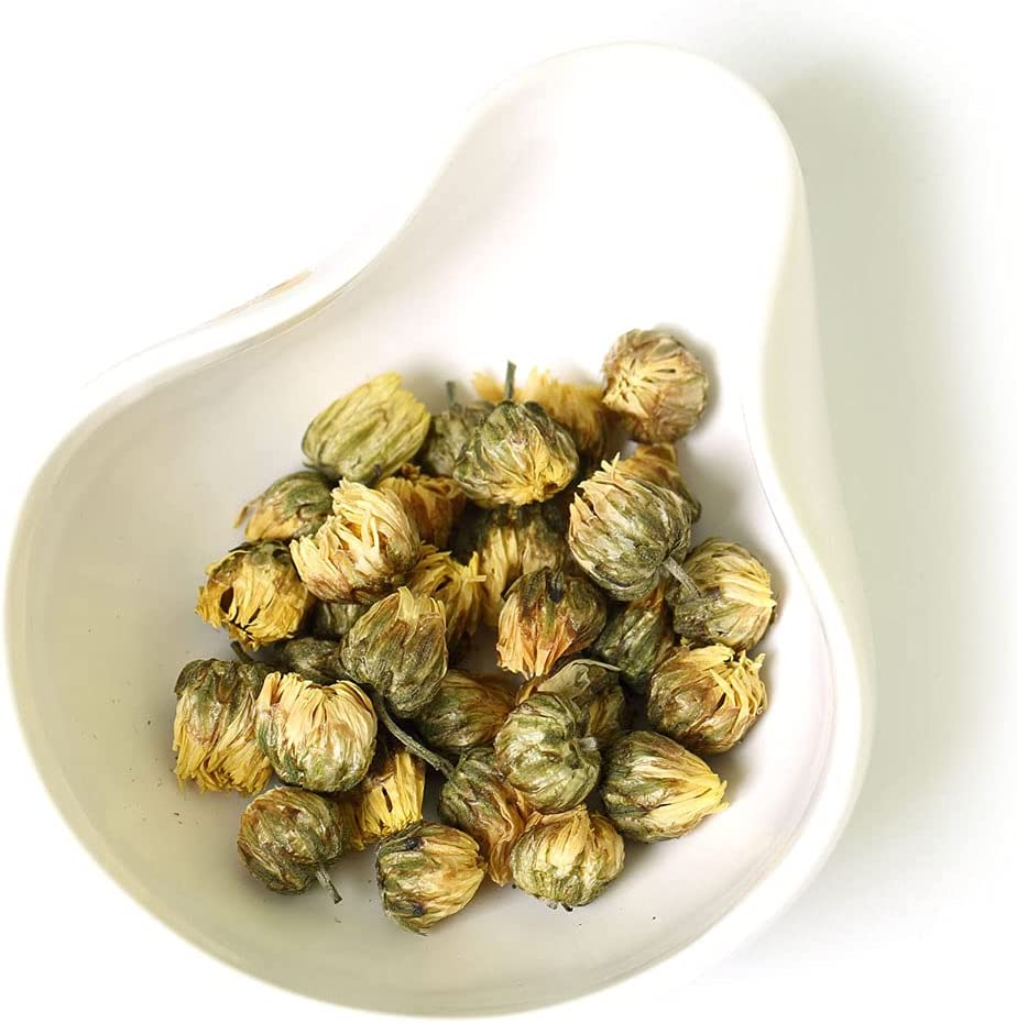 GOARTEA Chrysanthemum Tea Flowers 100G / 3.5Oz Chrysanthemum Flower Tea Loose Leaf Premium Dried Fetal Chrysanthemum Bud Herbal Tea image number 5