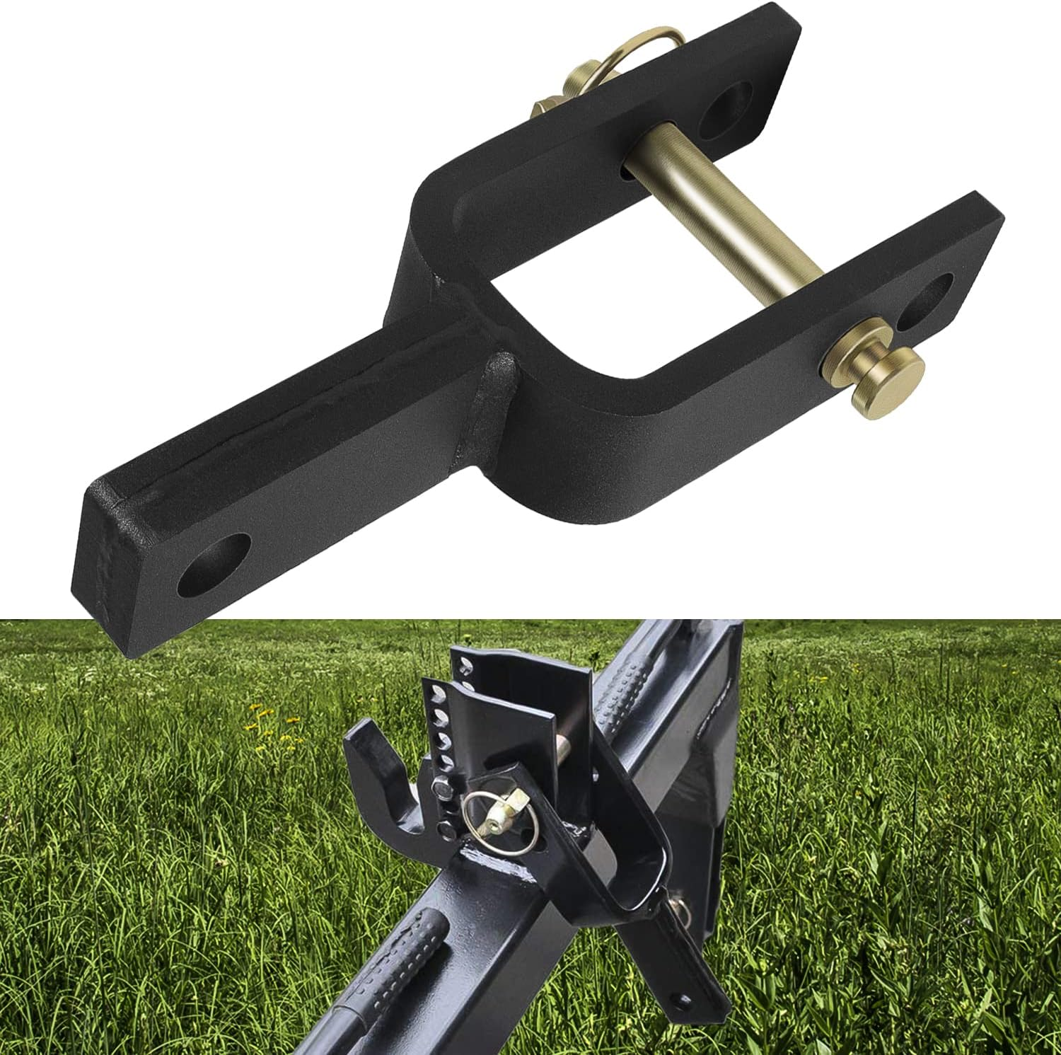 Versatile Quick Hitch Adapter Used to Adjust Top Link Bracket Movements for Category 1 Top Link image number 1