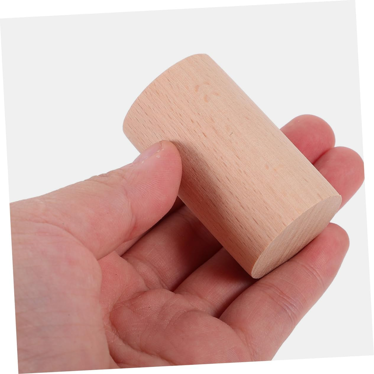 FRCOLOR Aromatherapy Display Pillars in Mini Cylinder Wood Base 4Pcs Essential Oil Diffuser Holder Elegant for Home Decor image number 5