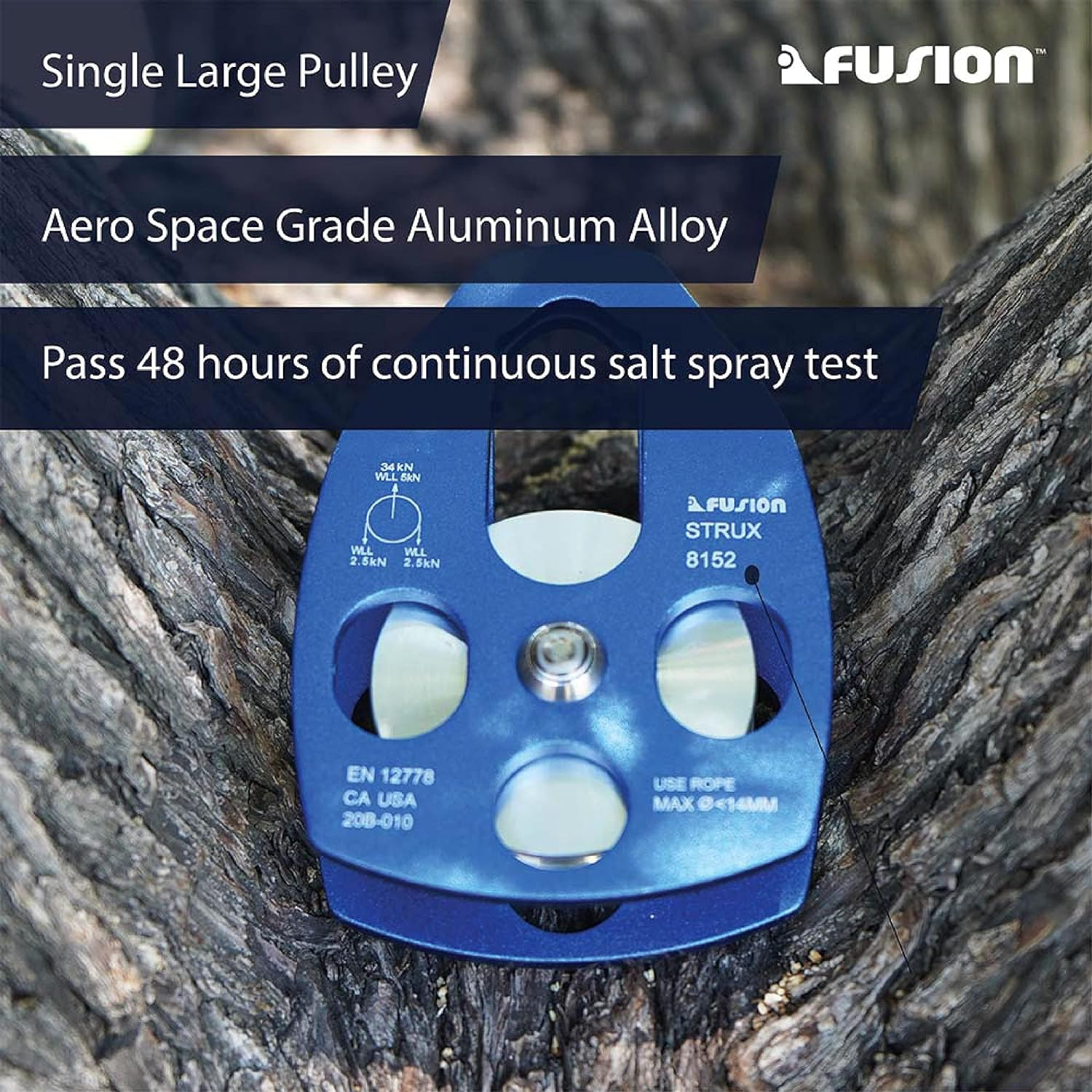 Aluminum Rescue Pulley image number 3