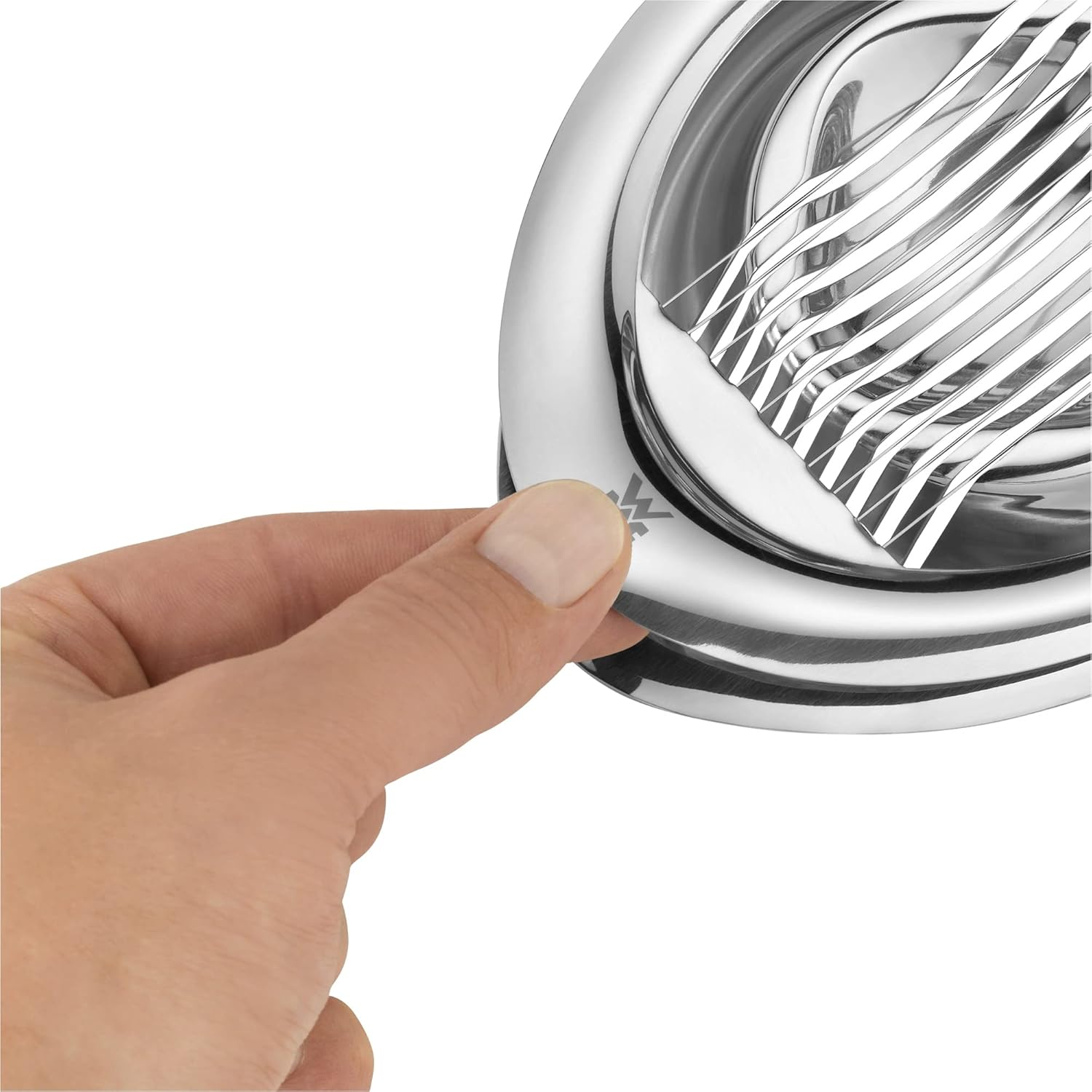 WMF Gourmet Egg Slicer, 15 X 11 Cm, Polished Stainless Steel, Dishwasher Safe image number 3