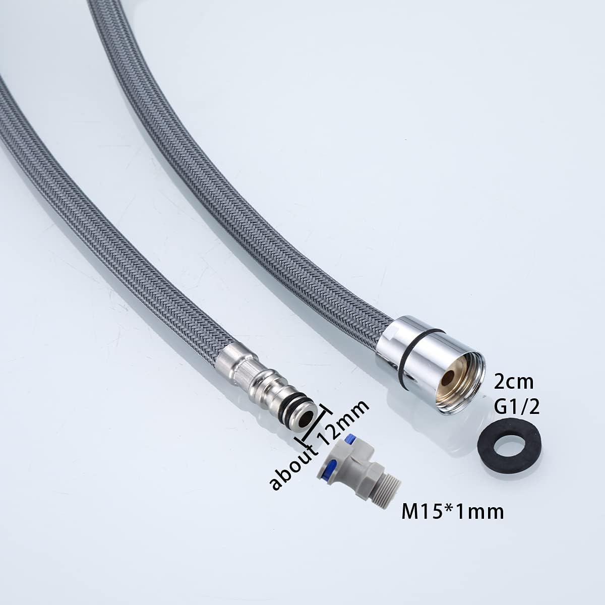 Gnimauhz Kitchen Faucet Replacement Hose Pull down Pull Out (Pluggable, 1.5 Meters) image number 5